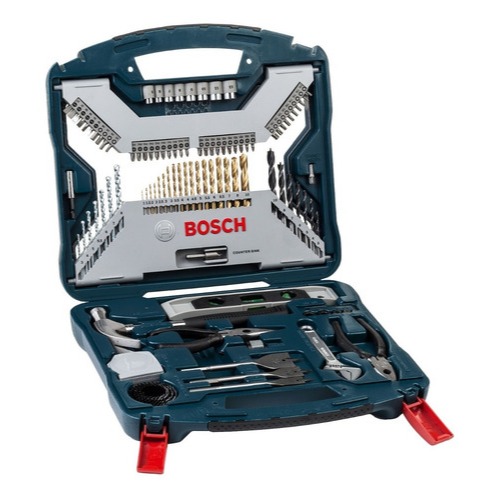 Kit De Pontas E Brocas Com 103 Peças Em Titânio X-line Bosch em Oferta na Shopee