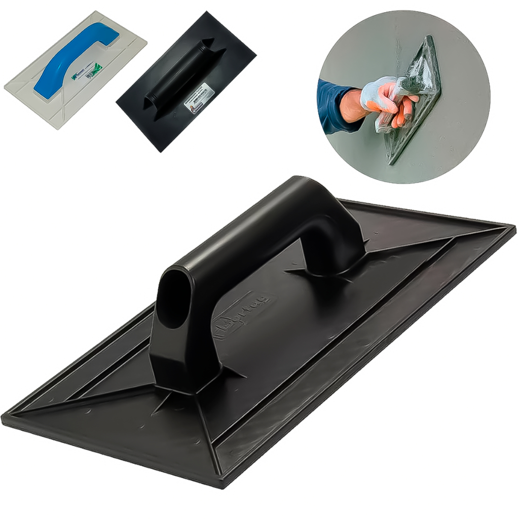 Desempenadeira Plástica Para Grafiato Parede Piso Lisa Estriada Ótimo Acabamento Vários Modelos - Home & Living