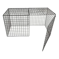 Cercado Móvel Gato Pet Cachorro 8 Telas Aramada 120x120 Cm