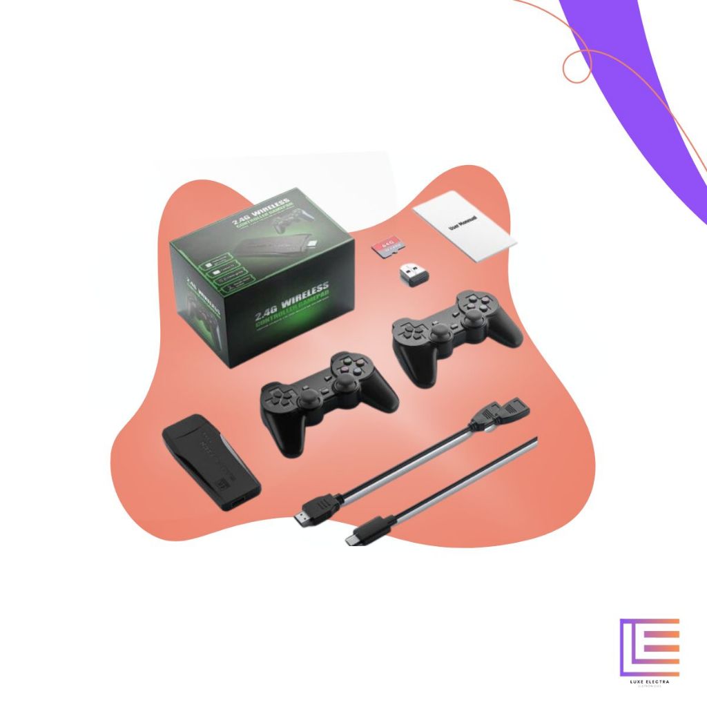 Video Game Stick 4k 10mil Jogos Retro 2 Controles Sem Fio Console Portatil Original Envio Imediato