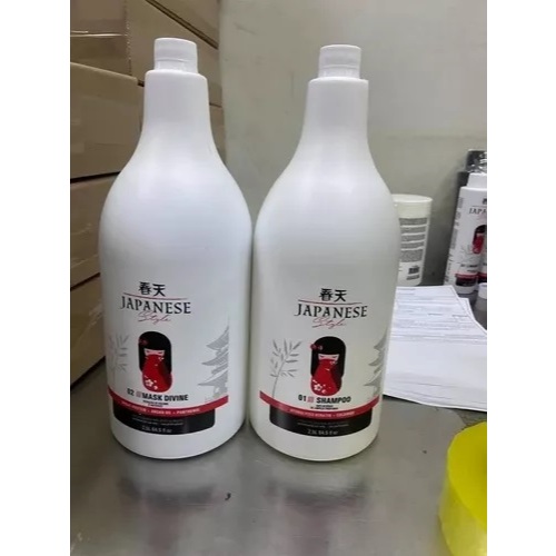 Kit Semi Definitiva Selagem JAPONESA Liss 2X2,5 JAPONA PROFISSIONAL CABELO BEM CUIDADO
