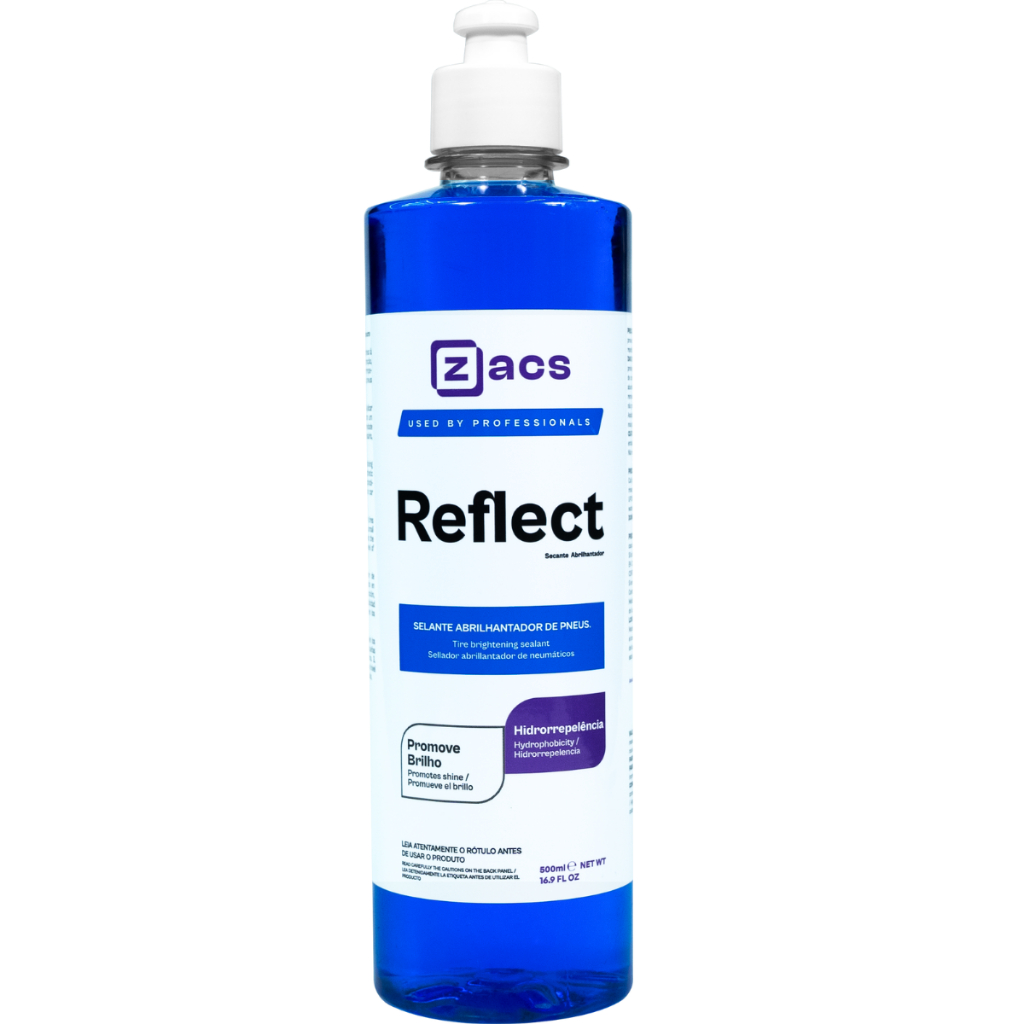 Selante Sintetico Para Pneus Reflect 500 ml Zacs Brilho duradouro e Hidrorrepelencia em Oferta na Shopee