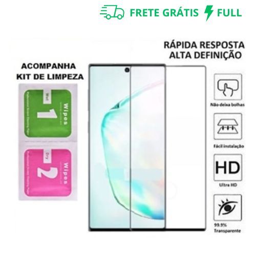 PELÍCULA GALAXY NOTE 10 (COM FURO NA CÂMERA)  (FUNCIONA A DIGITAL) em Oferta na Shopee