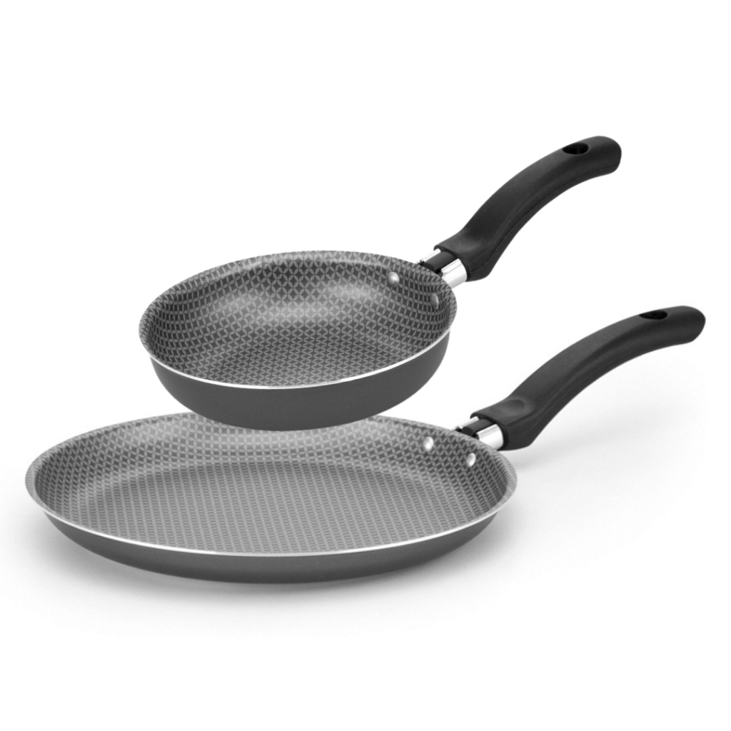 Frigideira de Panqueca Tapioqueira Panquequeira Antiaderente + Frigideira Para 1 Ovo Antiaderente