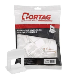 Espaçador Nivelador de Pisos Tradicional 2mm (Pacote com 50 Unidades) - Cortag