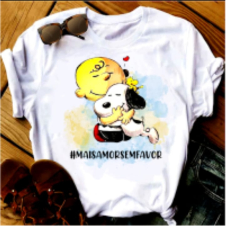 Camiseta T-Shirt Modelos diversos Snoop Garfad