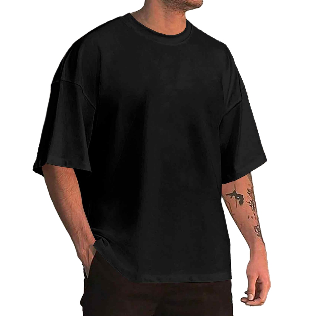 Camiseta Basica Lisa Larga Blusa Colorida Diversas Camisa Sem Estampa T Shirt Variadas Cores Casual