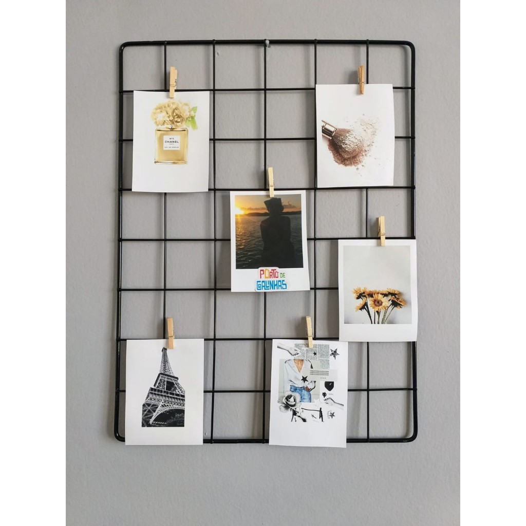 Memor Board Painel de Fotos 30x40 + 4 Grampinhos