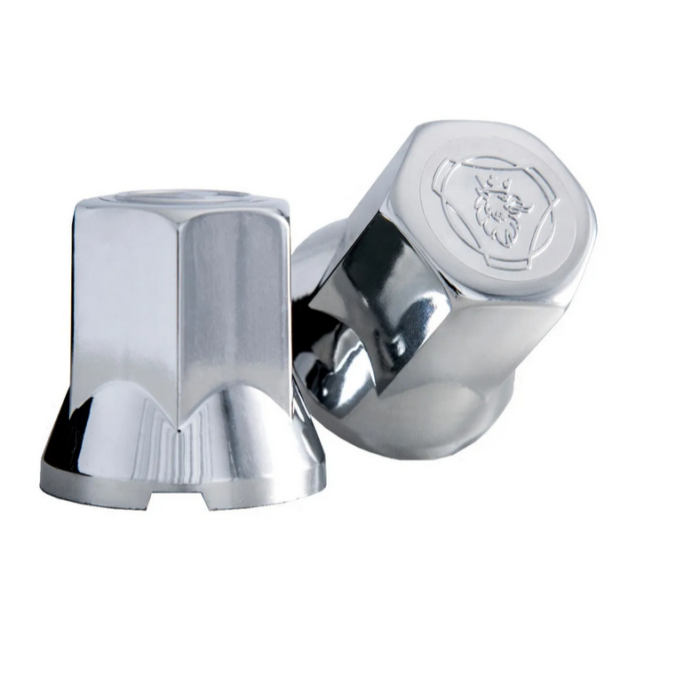 Kit 60 Capa Da Porca Compativel Sc Logo Cromada Caminhao 33mm em Oferta na Shopee