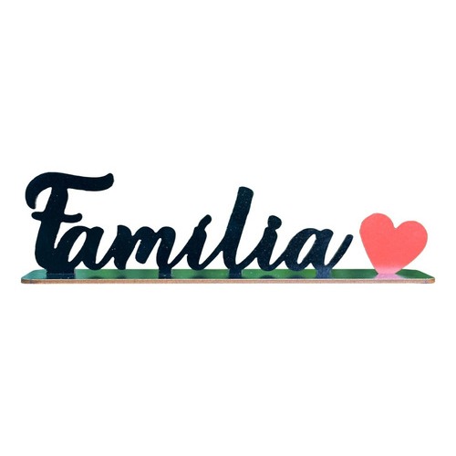 Palavras De Mesa Família Com Base Em Mdf Preto Ou Branco Brilhante Decoração O Mais Vendido 120 Peças