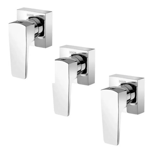 Kit 3 Acabamentos Registro Docol Lift p/ Base Deca 1/2" 3/4" e 1" Cromado em Oferta na Shopee