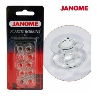 Conjunto Com 10 Bobinas Janome Original em Oferta na Shopee