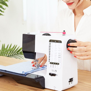 Máquina de Costura Multifuncional 38 Pontos Bivolt 110V 220V Com Extensor e Diversas Funções em Oferta na Shopee