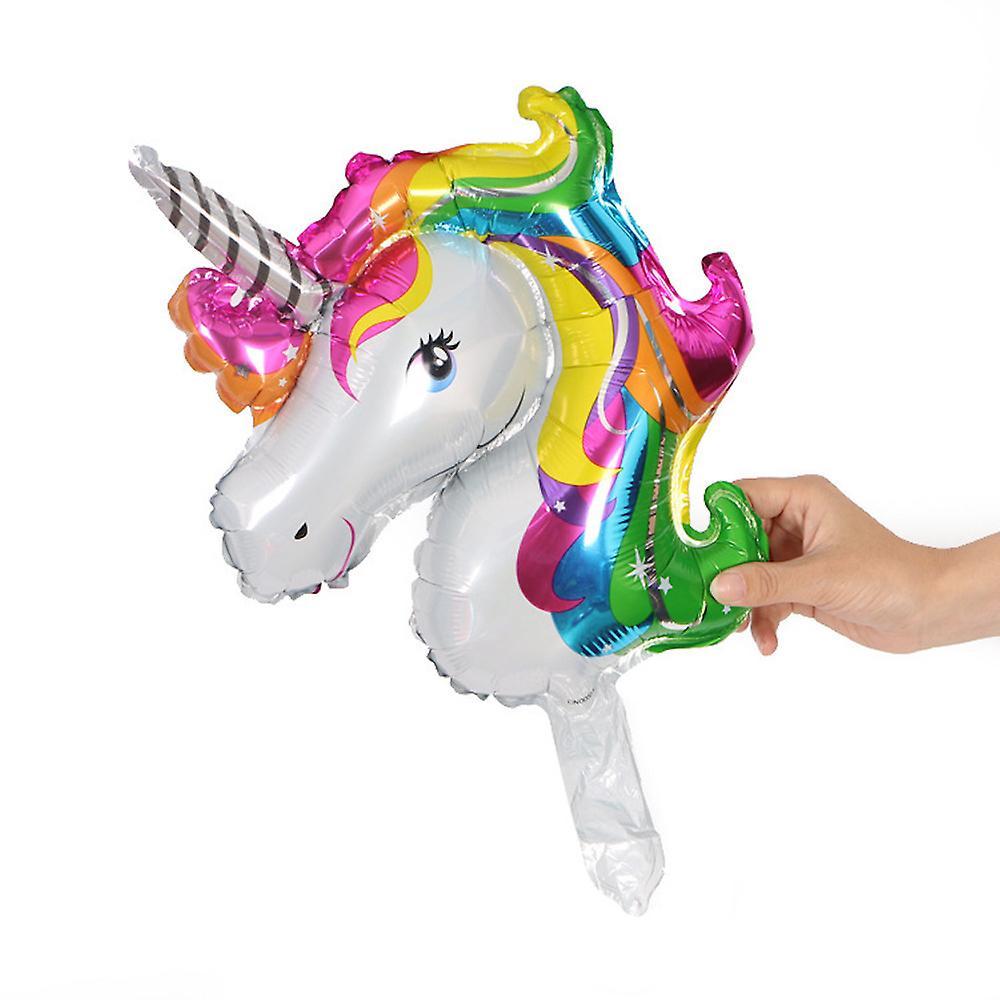 10 Mini Balão Unicórnio Metalizado 35cm Festa Decoração Aniversário C90479 em Oferta na Shopee