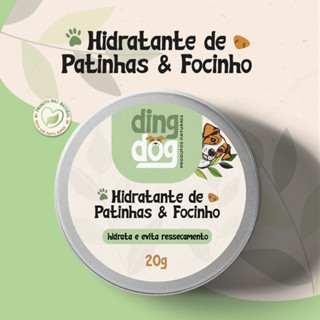 Hidratante de Focinho/Patinhas 100% Natural Vegano Ding Dog