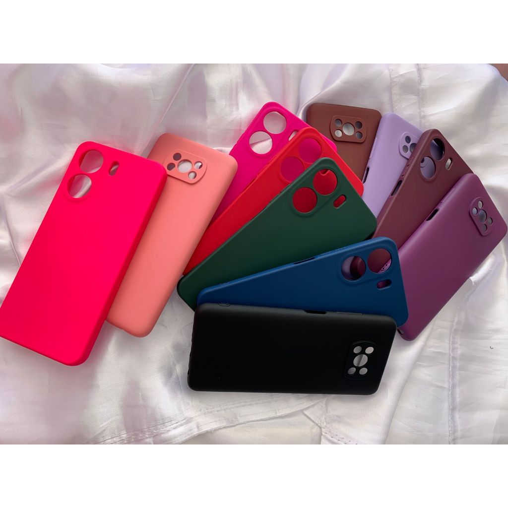Capa Case Capinha Silicone Aveludado xiaomi redmi 13c/ poco X3/ Poco X3 pro
