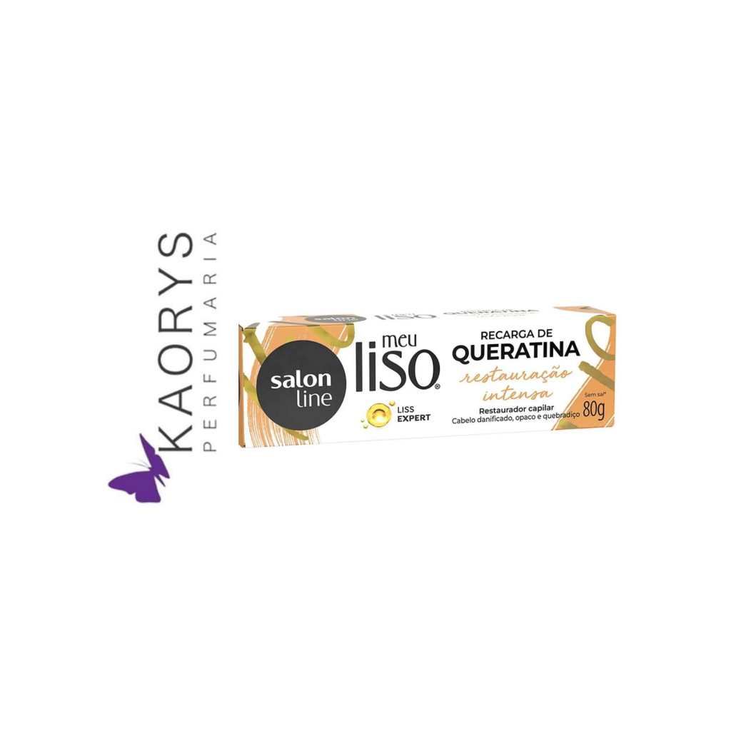Recarga De Queratina Restauração Intensa Salon Line Meu Liso 80g
