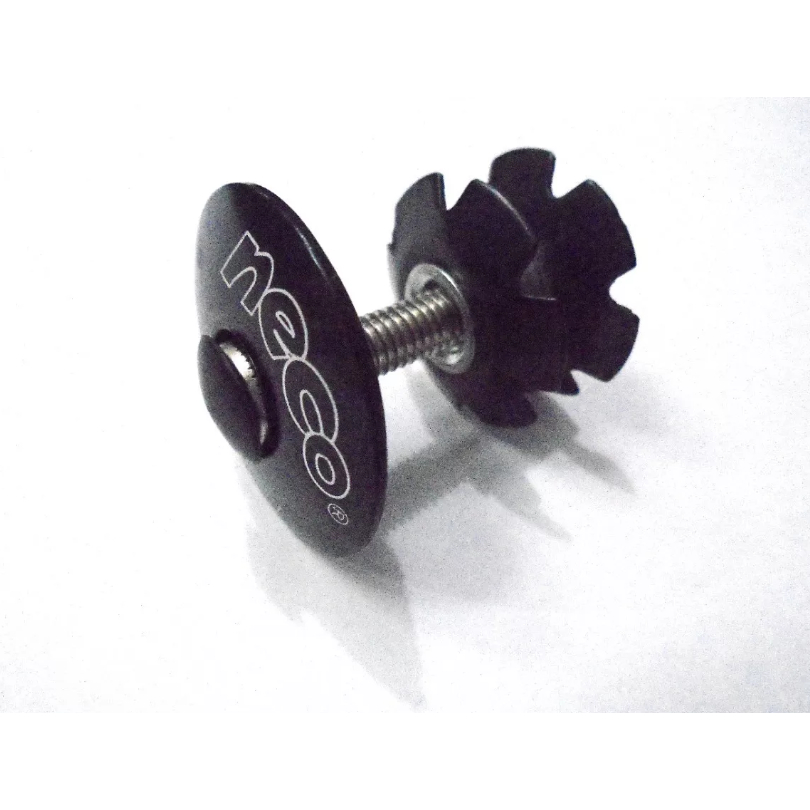 Tampa  de Caixa Direção Ahead Set Neco De Aluminio  Com Aranha e Parafuso de fixação e ajuste  - Preta em Oferta na Shopee