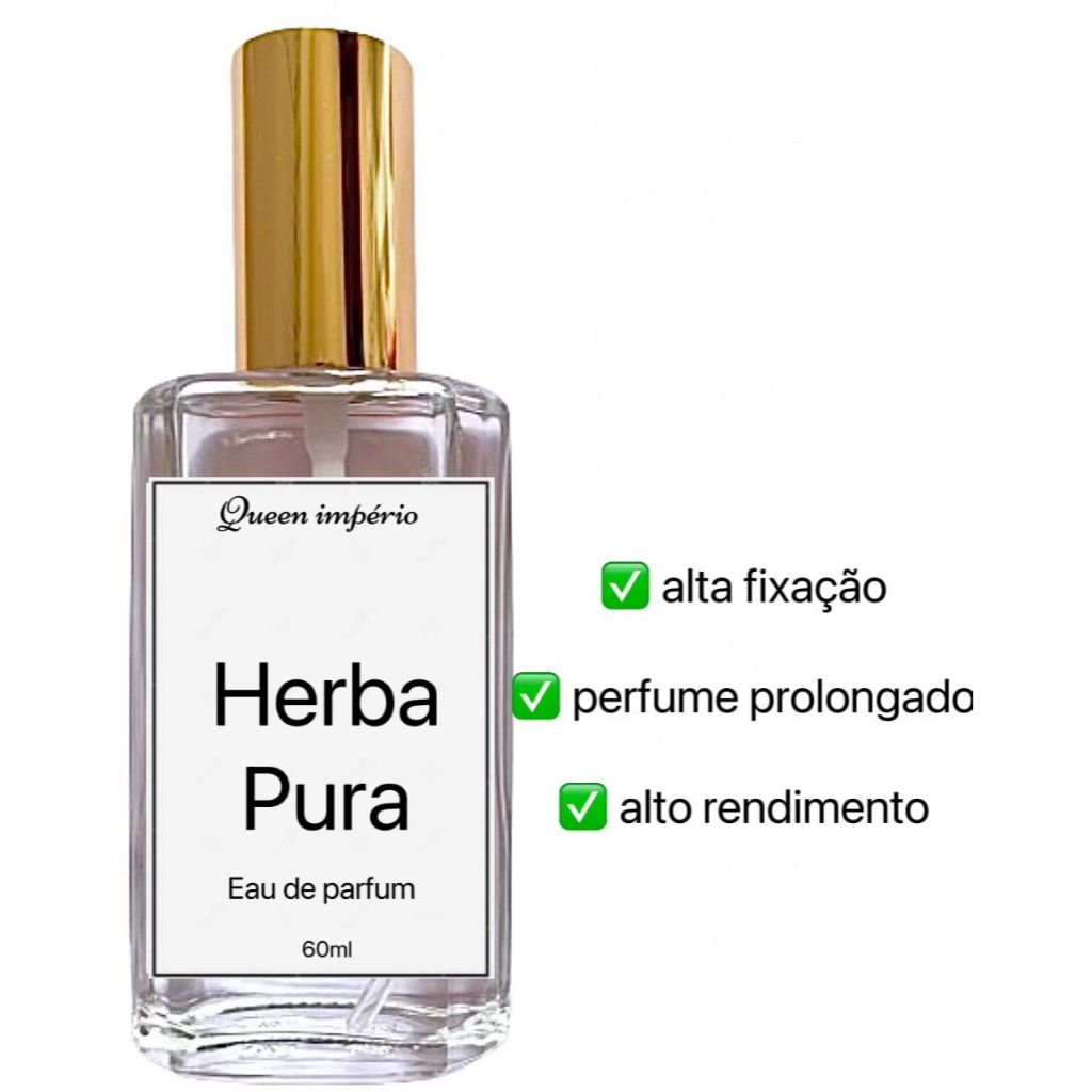 Perfume feminino Herba pura 60ml