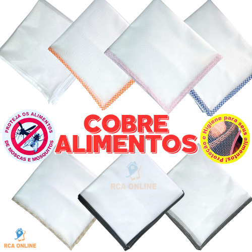 COBRE ALIMENTOS TELA MOSQUITEIRO TULE PROTETOR DE ALIMENTOS E BOLOS 1 UNIDADE COM VIÉS ESTAMPADO