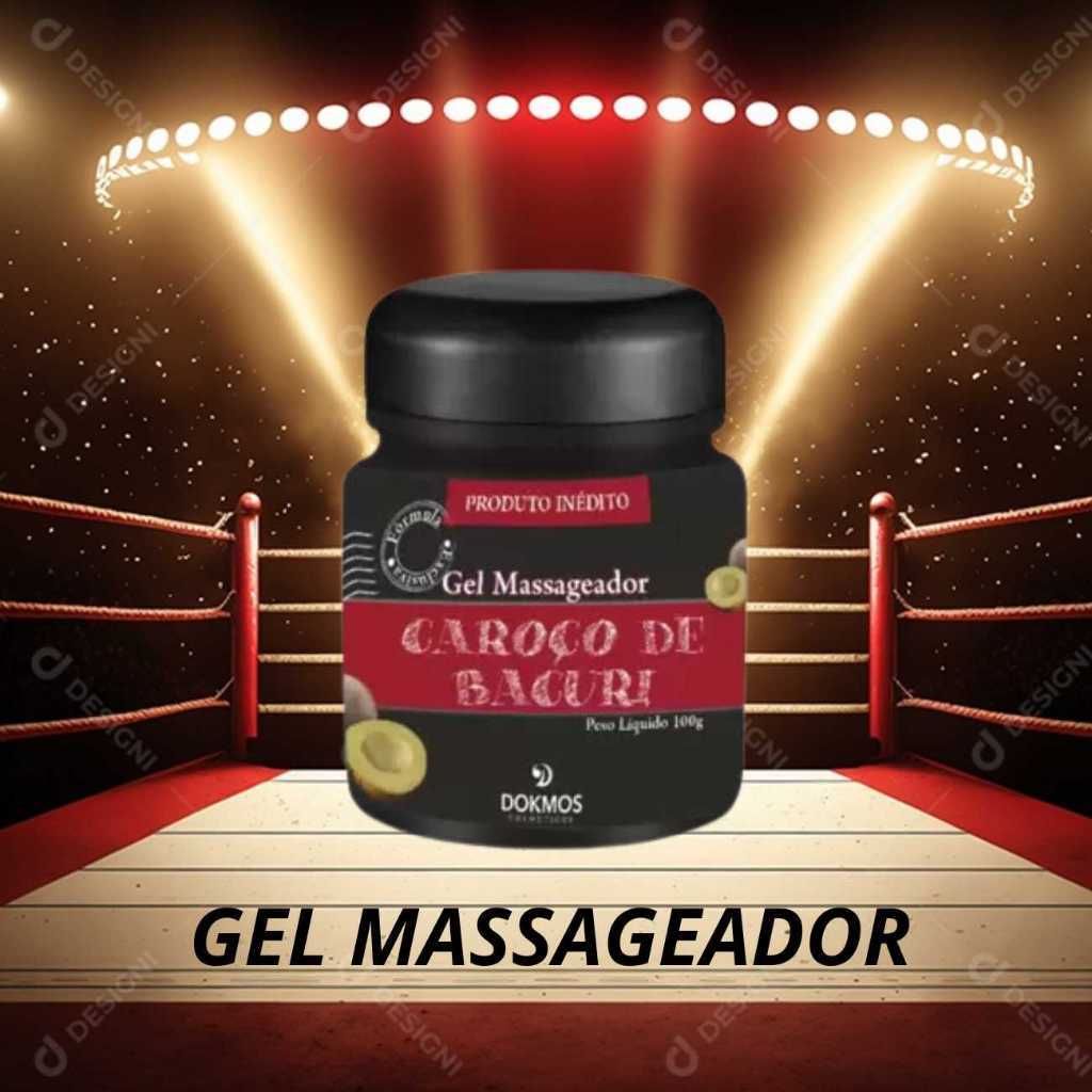 Gel Relaxante  Massagem Para Dor Caroço de Bacuri 100 g Dokmos