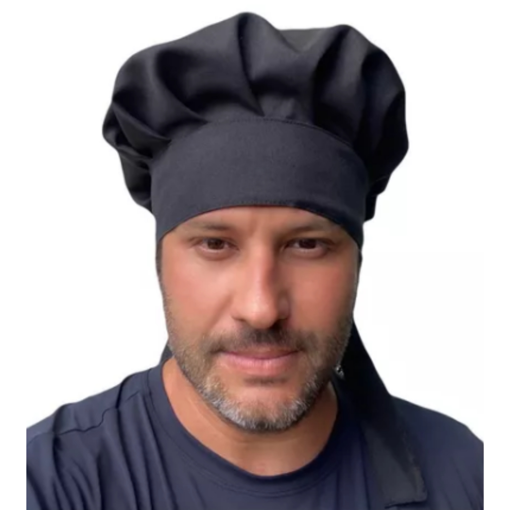 TOUCA GORRO CHEF COZINHEIRO (A) RESTAURANTE BISTRÔ PIZZARIA