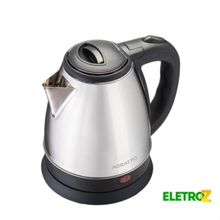 Chaleira Elétrica Inox 1,8L Agratto 127v e 220v em Oferta na Shopee