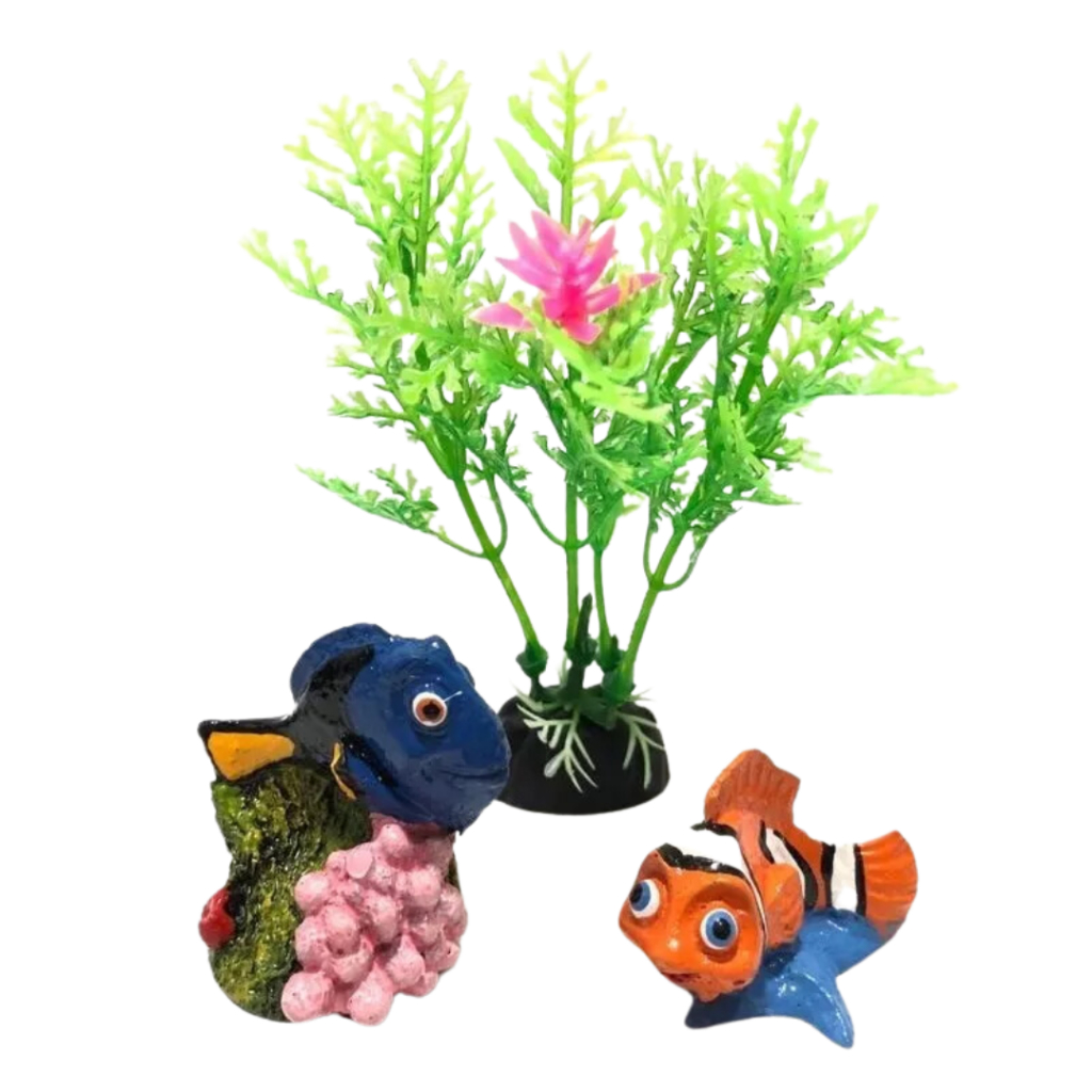 Enfeite Aquário Nemo E Dory - Procurando Nemo