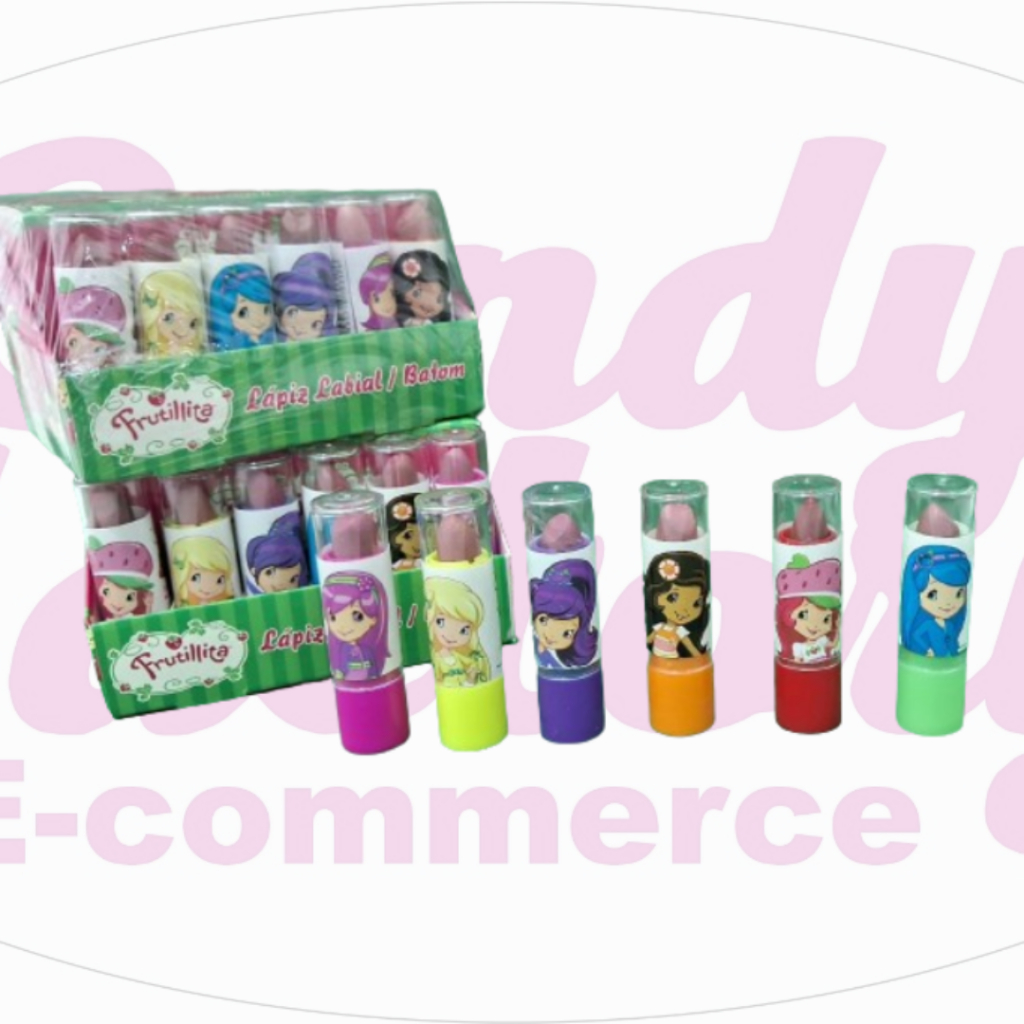 Batom Infantil Lapis Labial Moranguinho em Oferta na Shopee