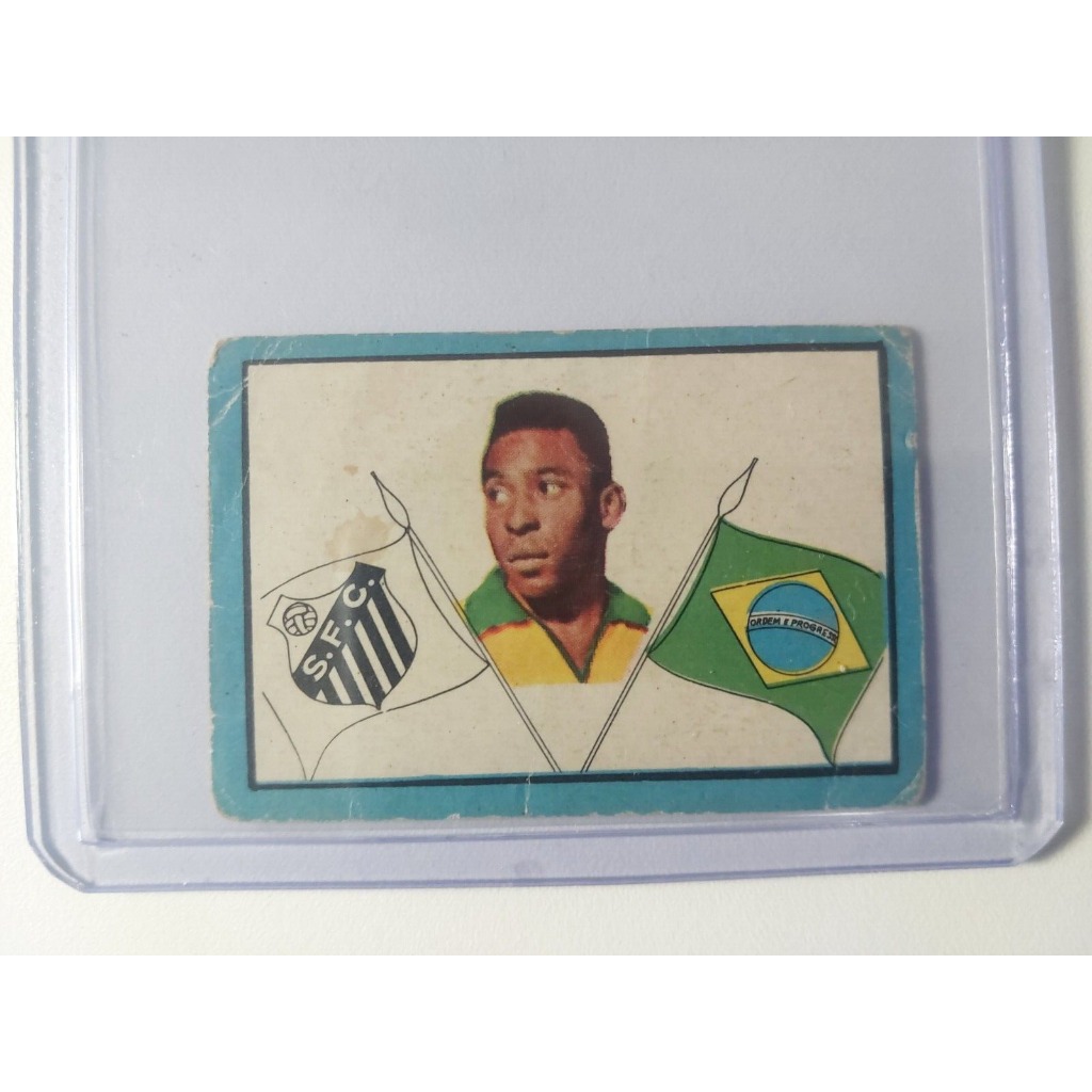 01 Figurinha Original Nunca Colada de Pelé do album A Holandeza de 1968 (raro)