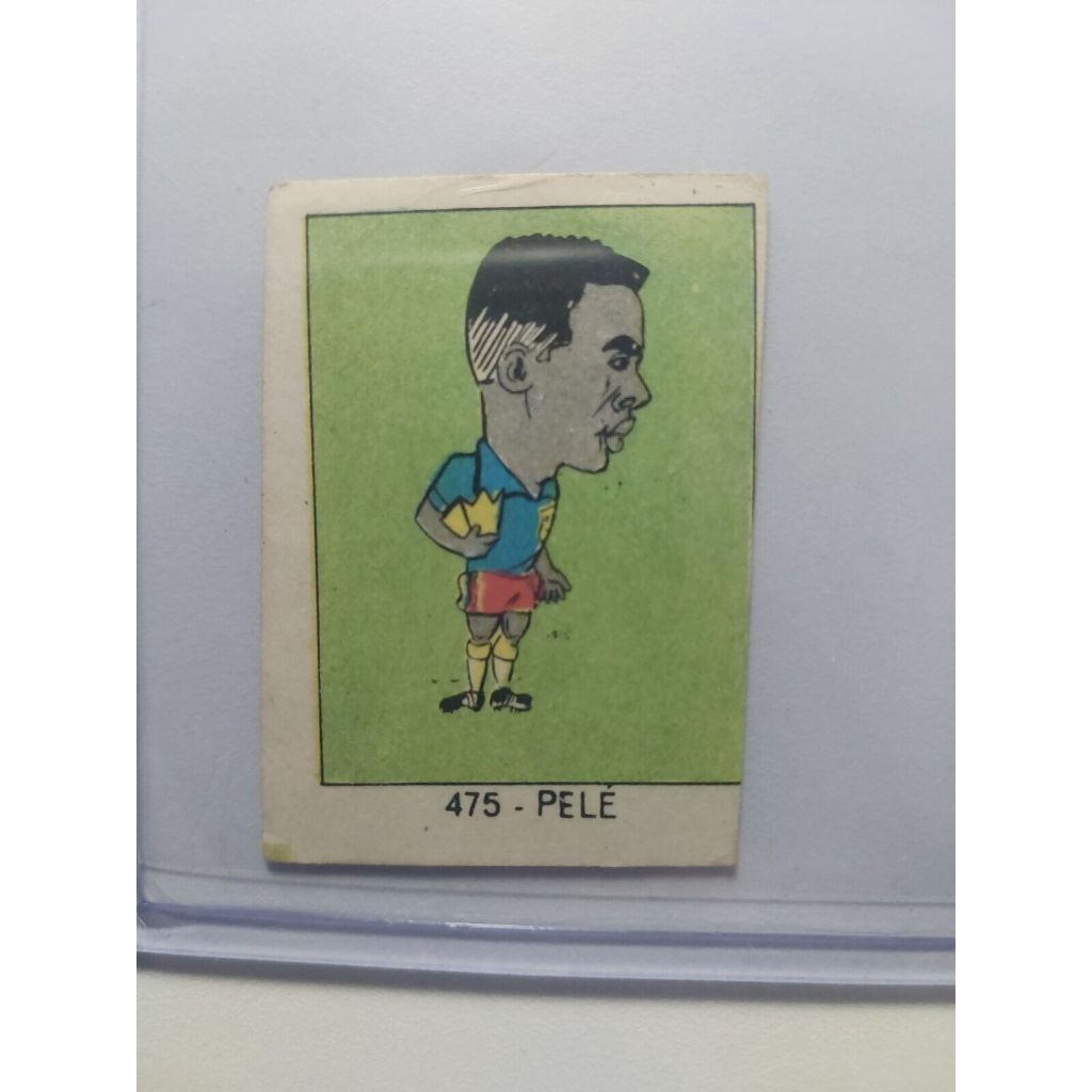 01 Figurinha Original Nunca Colada de Pelé do album Olé de Ouro 1975 (raro)