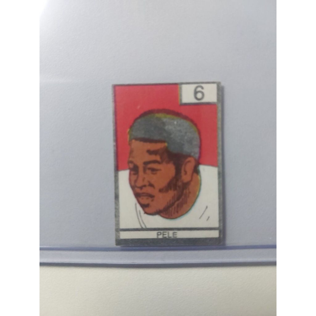 01 Figurinha Original Nunca Colada de Pelé do album Lobão da Sorte 1974 (raro)