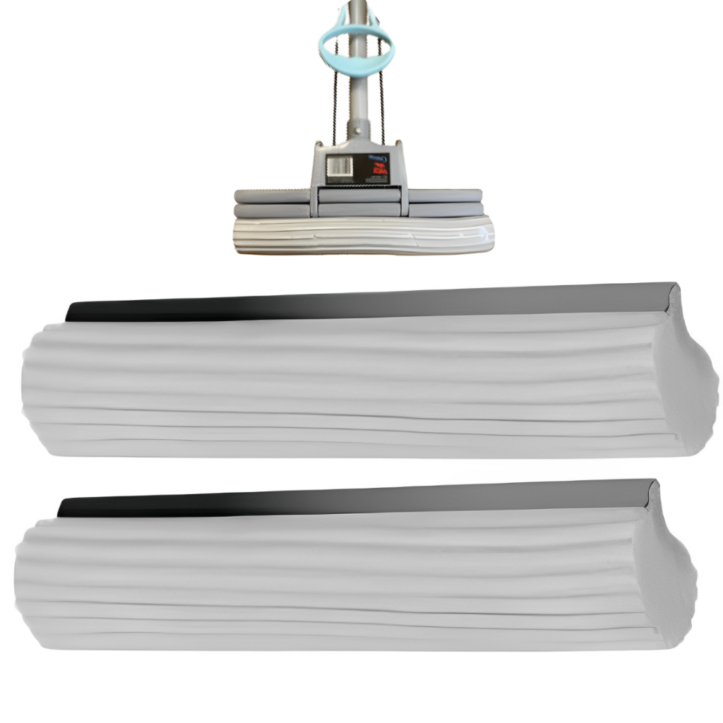 2 Refis Mop Limpeza Fácil Rodo Mágico Lavável Universal Troca Rápida