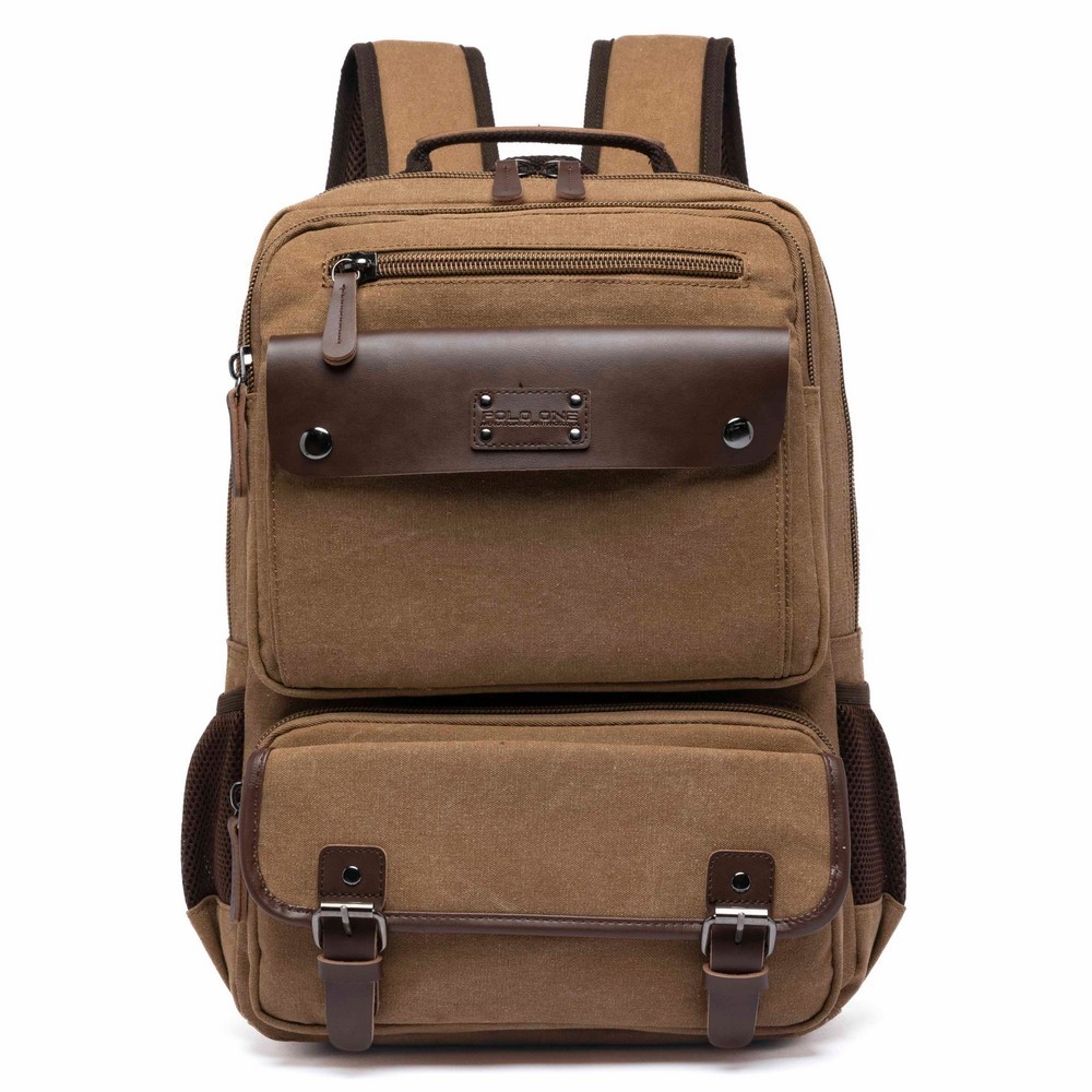 Mochila Bolsa Lona Polo One Executiva Trabalho Faculdade Viagem Resistente Espaçosa