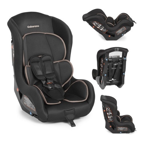 Cadeirinha de Bebê Para Carro Cadeira Maximus Preto 0 A 25kg Galzerano Liso Preto