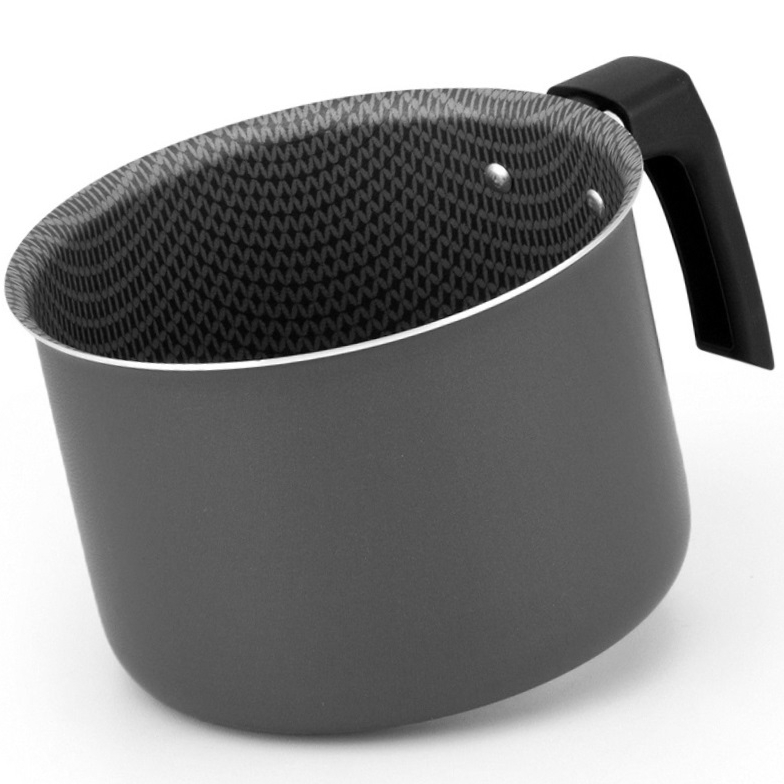 Fervedor - Canecão - Leiteira - Antiaderente - 16 cm - 2,2 litros - Cinza em Oferta na Shopee