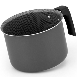 Fervedor - Canecão - Leiteira - Antiaderente - 16 cm - 2,2 litros - Cinza em Oferta na Shopee