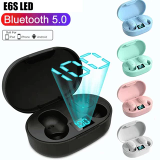 Fone de Ouvido Bluetooth 5.0 Sem Fio Visor LED Digital Inteligente Som HD Estilo Gamer Esportivo And