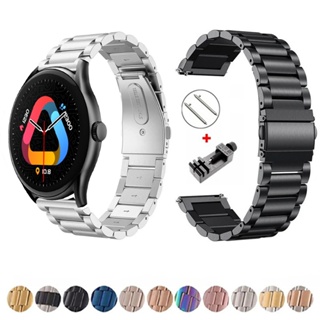 Pulseira de 22mm Metal Elos de aço inox para QCY GT S8 de Engate Rapido em Oferta na Shopee