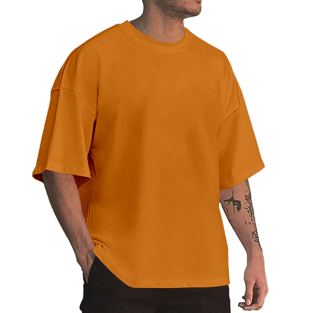 Blusa Diversas Basica  Larga Camiseta Camisa Simples Moderno T Shirt Estampa Bordado   Sem Estampa 