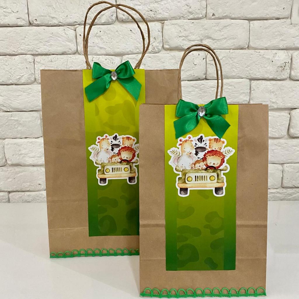 Sacola personalizada lembrancinha de aniversário infantil ou adulto - Qualquer tema