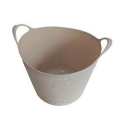 Cesto De Roupa Flexivel Balde 44L/26L - lig brin Guardar Brinquedos Roupas Sujas Lavanderia