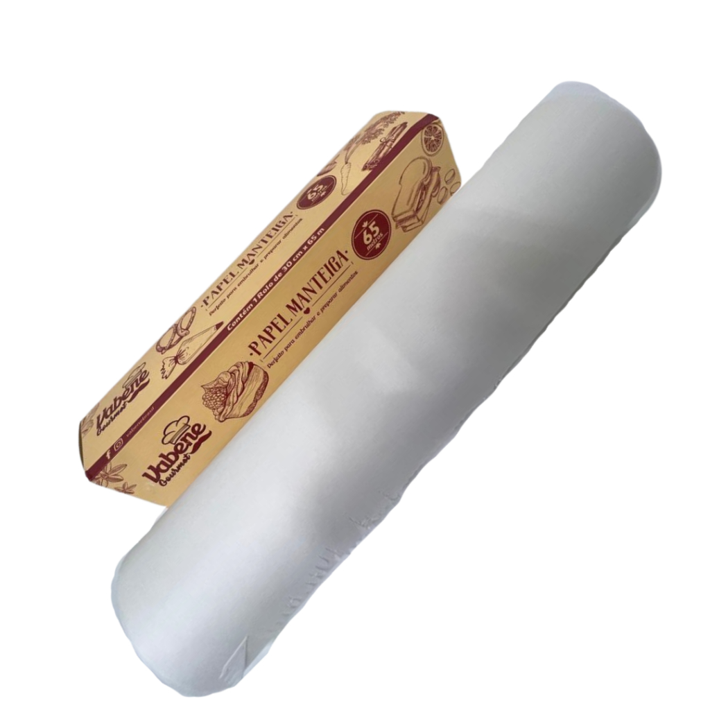 Papel Manteiga Gourmet 30cmx65m Vabene Rolo Grande
