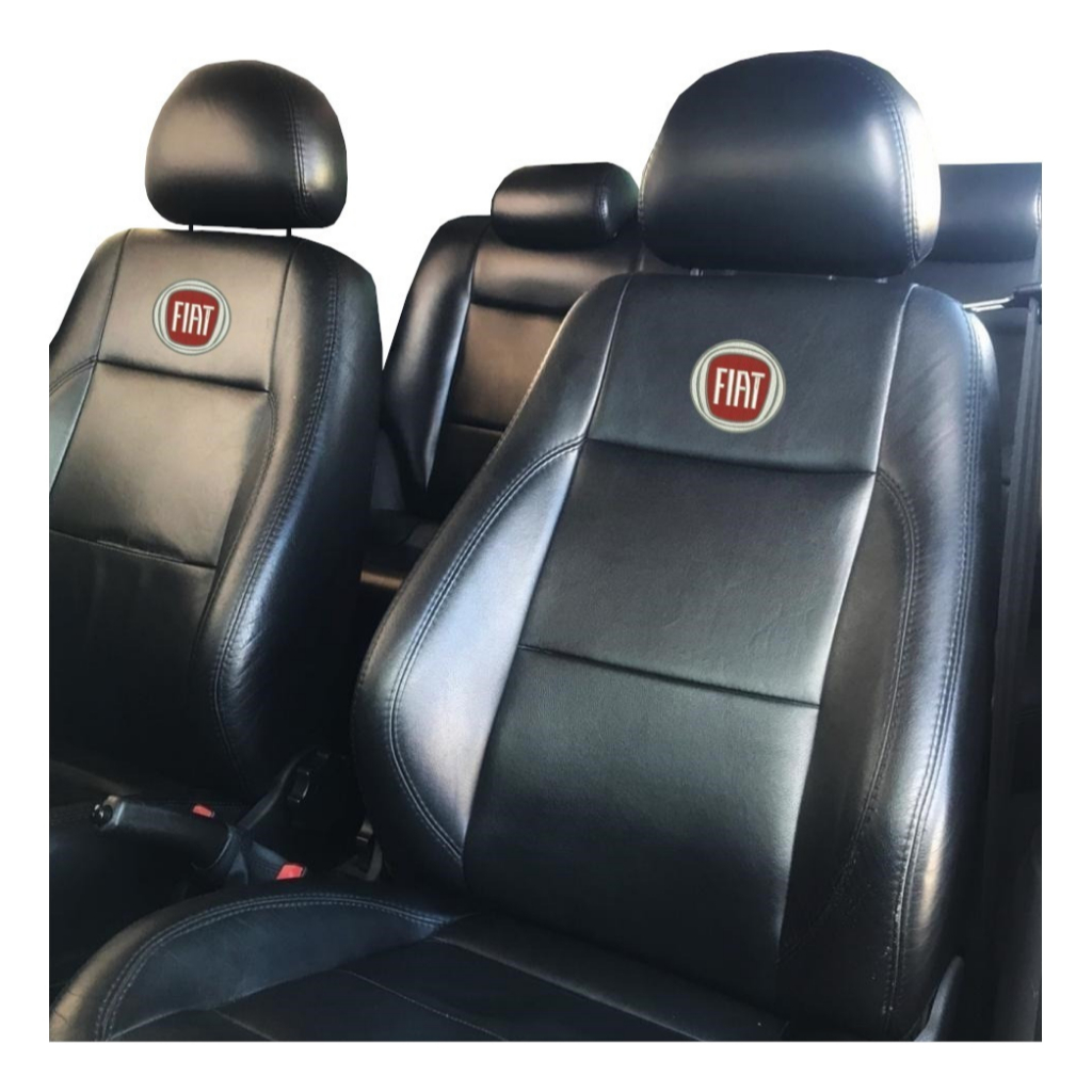 Capa P/ Banco Carro 100% Em Couro Fiat Palio Argo Siena Uno