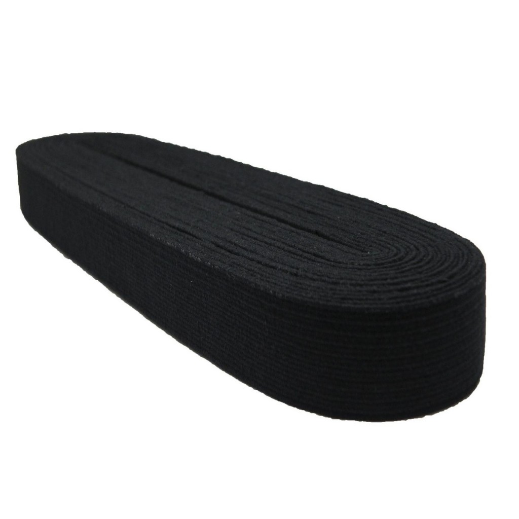 4 MTS Elástico CHATO Preto 40 mm = 4 Cm Largura ROLO - A SELECIONAR QUANTIDADE 4 OU 8 metros NA promoção — imagem 2 de 2