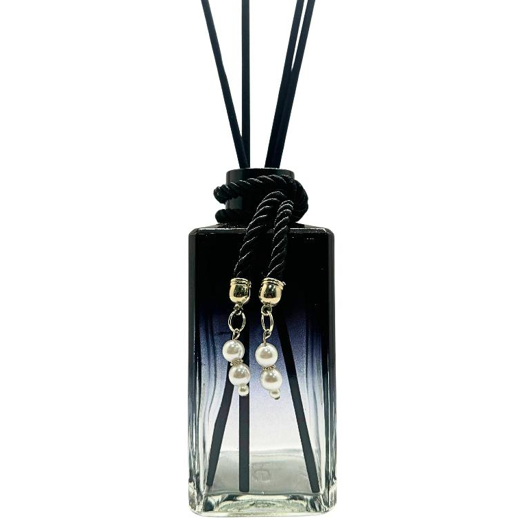 01 Frasco de Vidro Aromatizador Com Tampa Luxo 250ml e Varetas