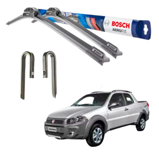 Limpador Bosch Fiat Strada 2014 2015 2016 2017 2018 2019 AF23 AF17 em Oferta na Shopee