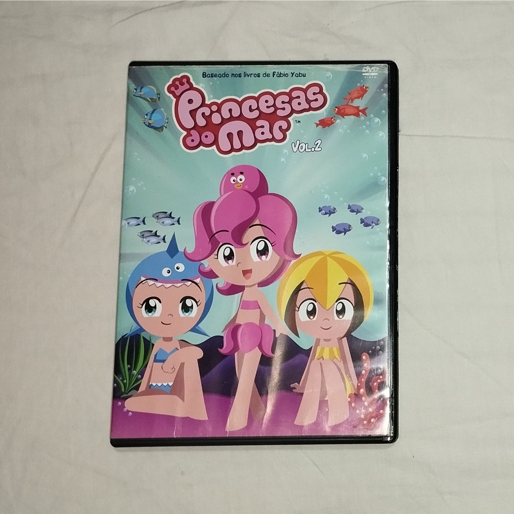 DVD - Princesas do Mar (volume 2 - desenho - filme infantil - quebra-cabeça imã)