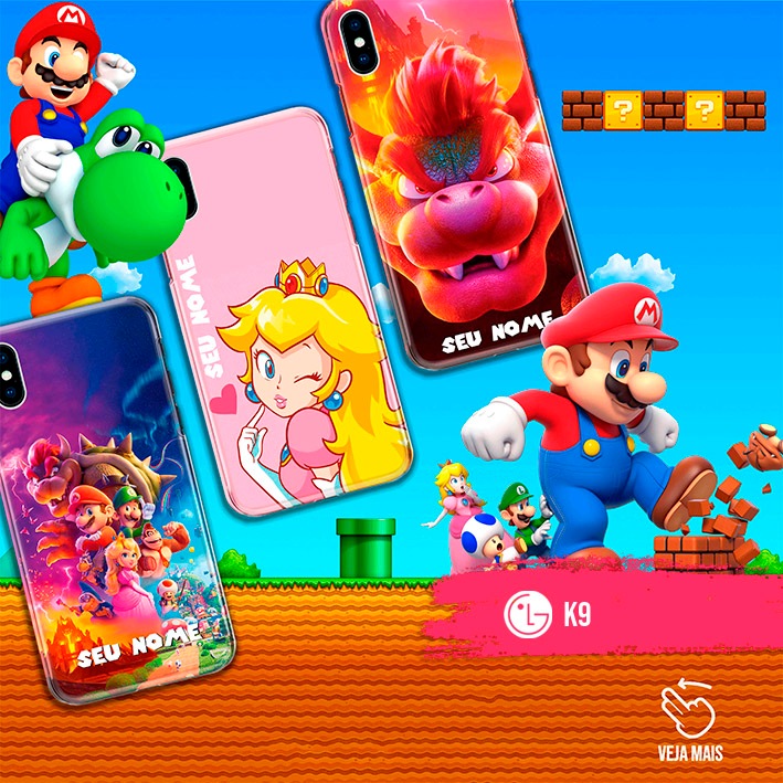Capa Capinha  - LG K9  - Super Mario Bros