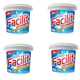 Kit 4 Pasta Faciit de Limpeza Multiuso Cozinha Banco Mesa em Oferta na Shopee